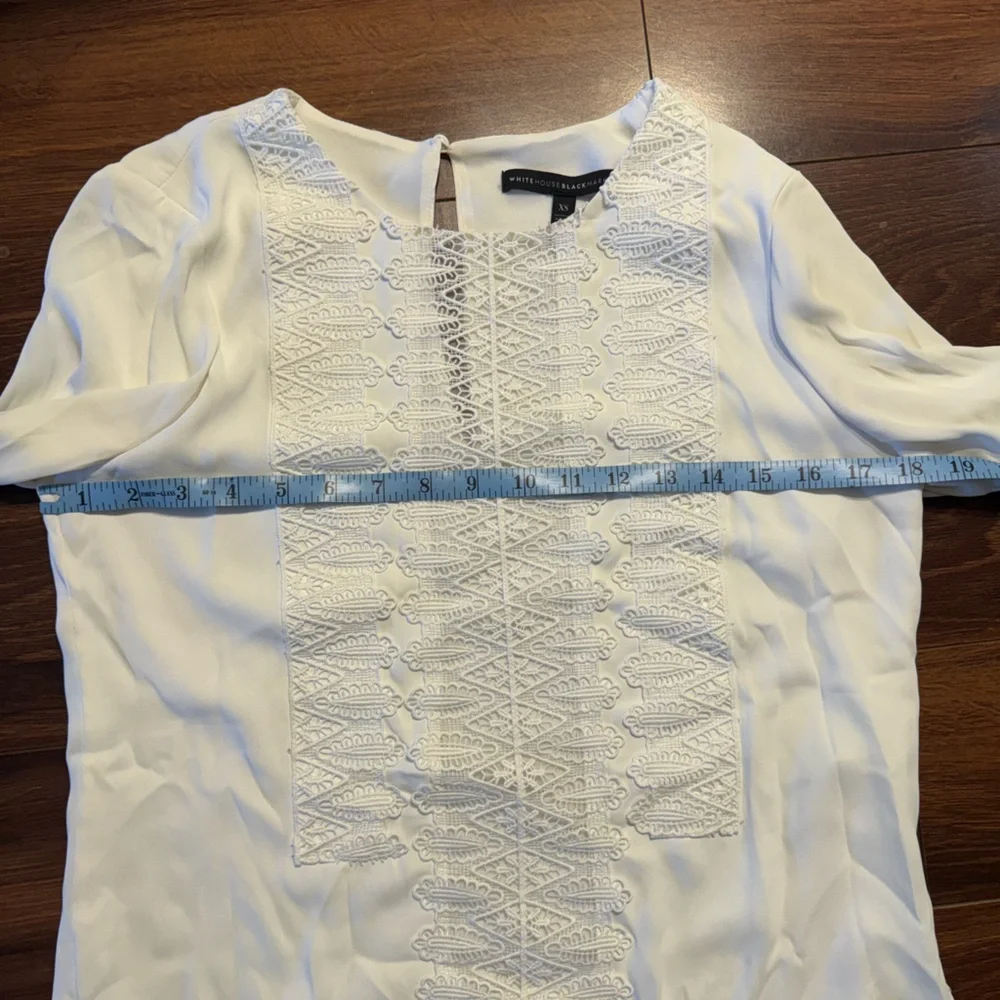 White Work Blouse - Picture 3 of 7